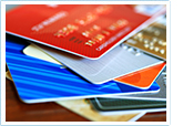 Image of credit and debit cards