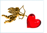 Image of cupid and heart