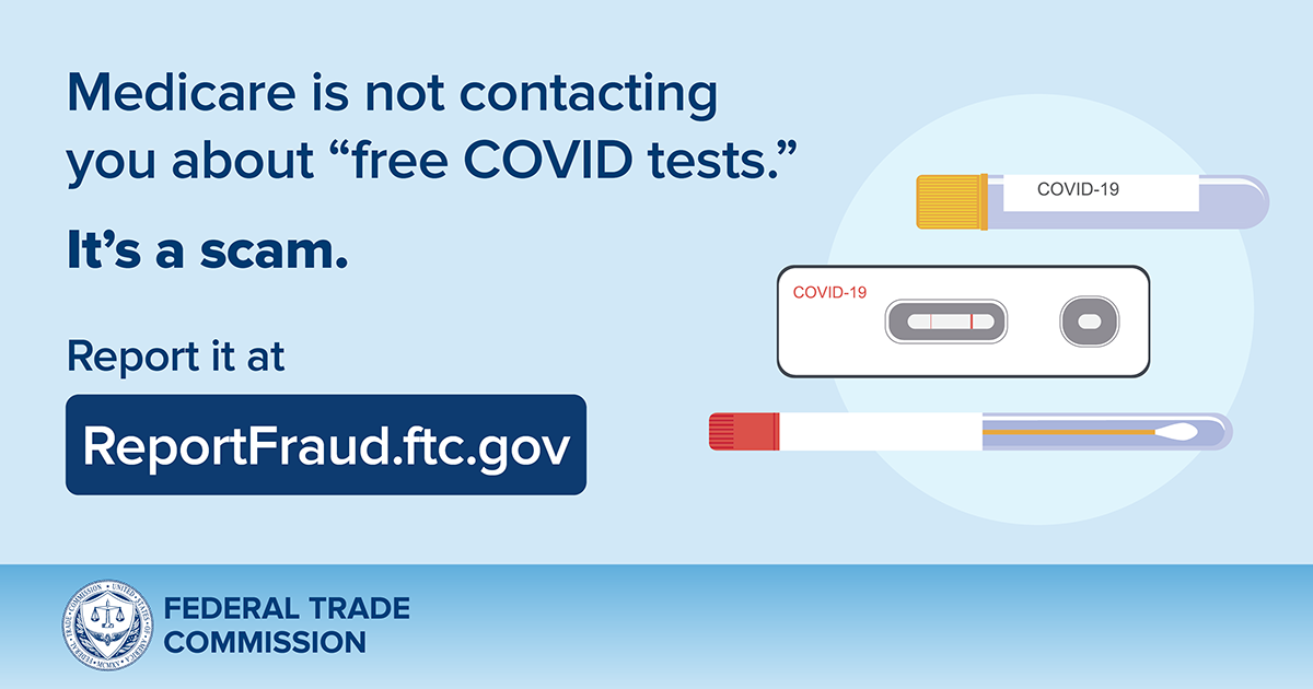 Free COVID test scam targets people on Medicare