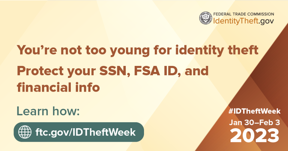 2023 Identity Theft Awareness Week Social Media Graphic - Protect