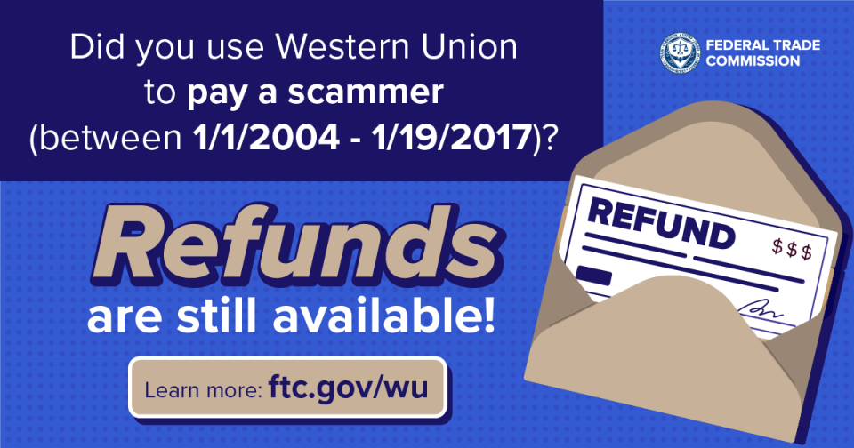 Did you use Western Union to pay a scammer between Jan. 1, 2004 and Jan. 19, 2017?