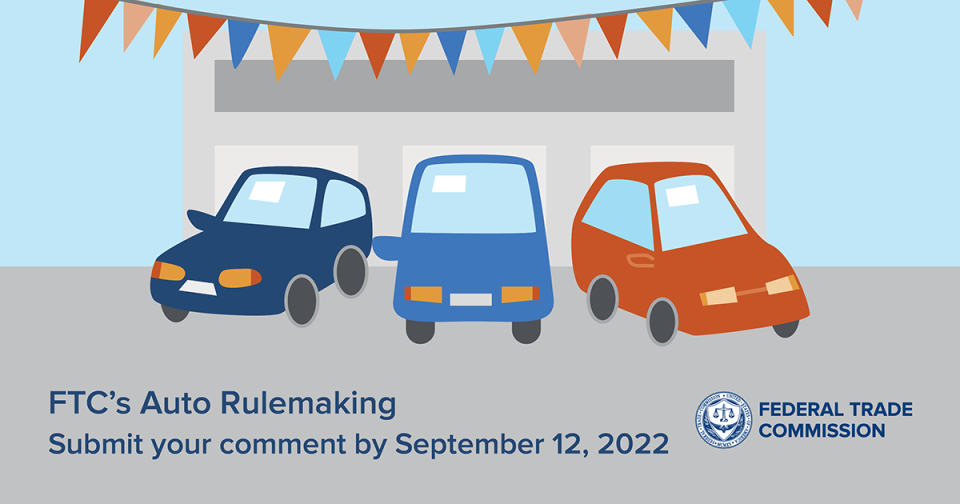 FTC Auto Rulemaking graphic