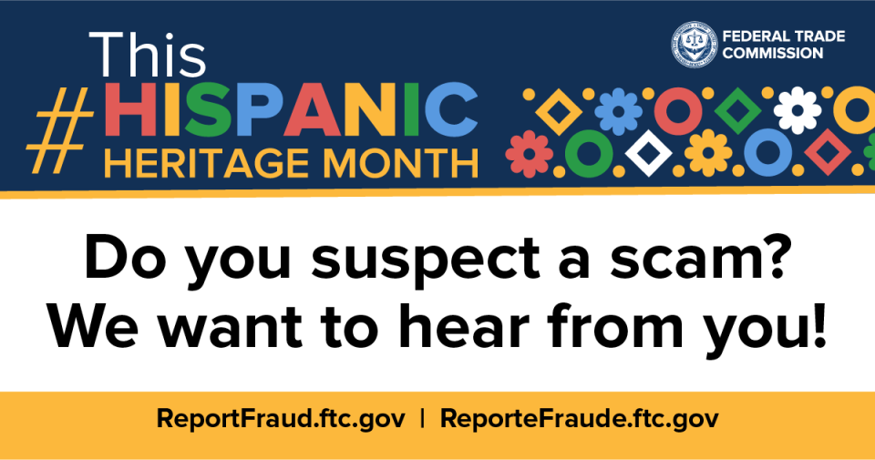 Do you suspect a scam? We want to hear from you! #HHM