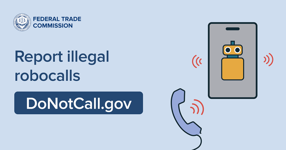 Report illegal robocalls