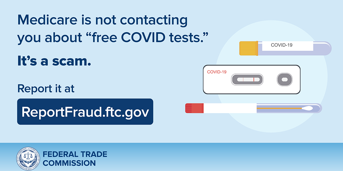 Free COVID test scam targets people on Medicare