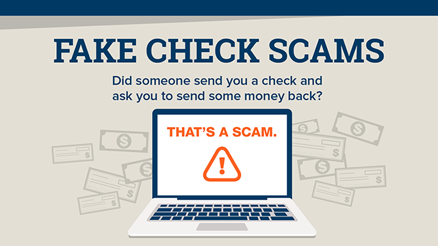 fake check scams infographic thumbnail