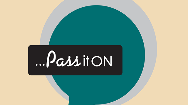 Pass it on logo