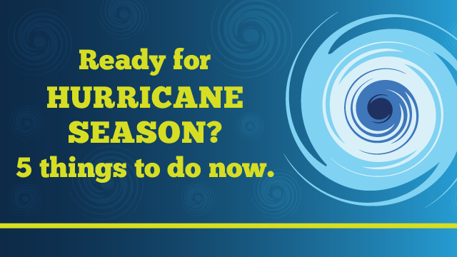 Ready for Hurricane Season? 5 Things to Know. Infographic Thumbnail