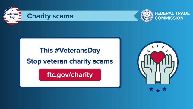Veterans Day charity scams