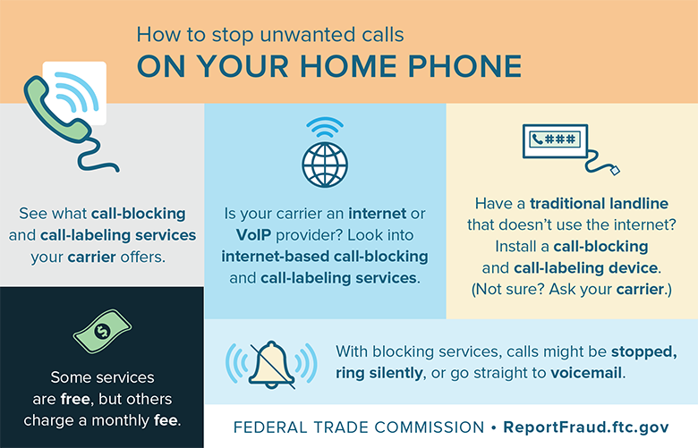 How to stop unwanted calls on your home phone