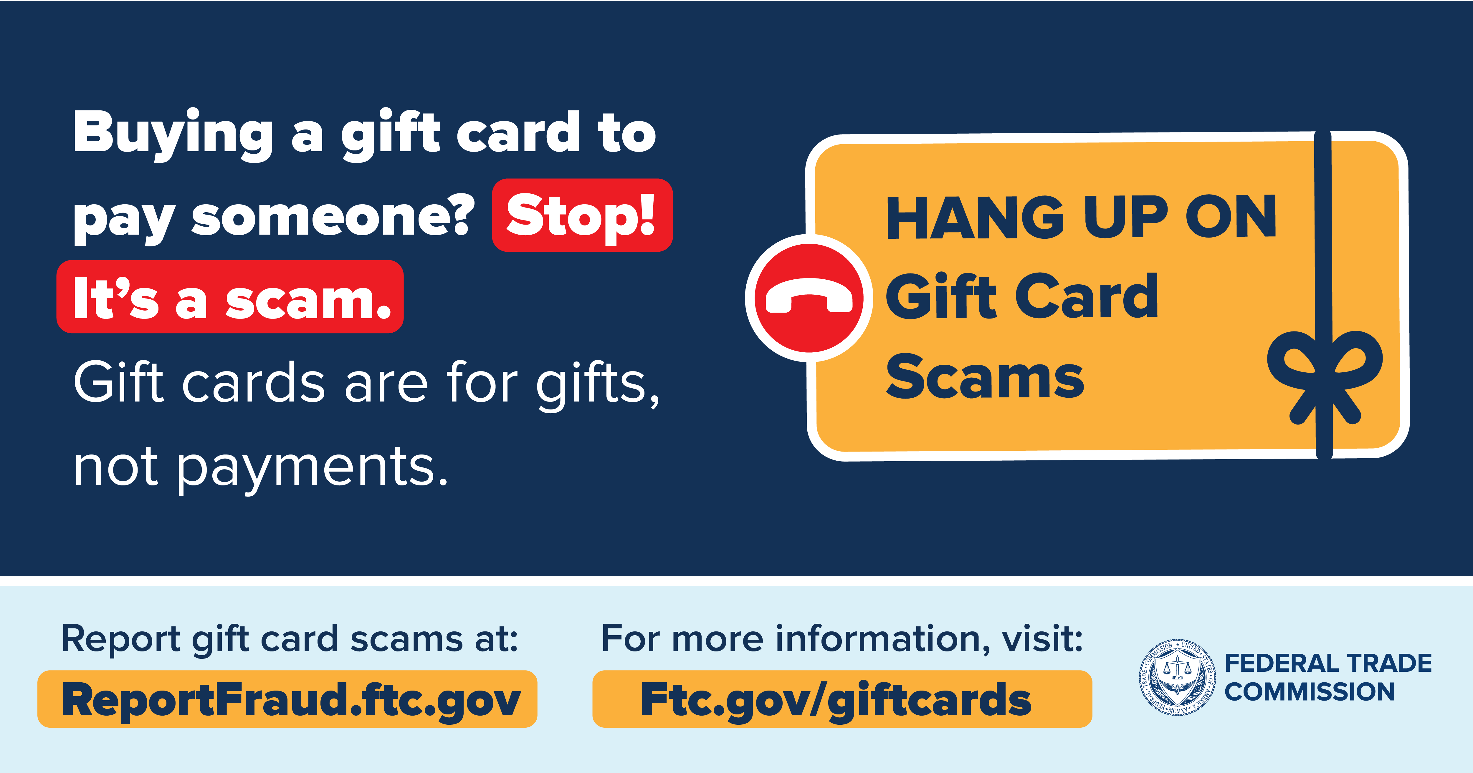 Scammers demand gift cards | Financial Aid