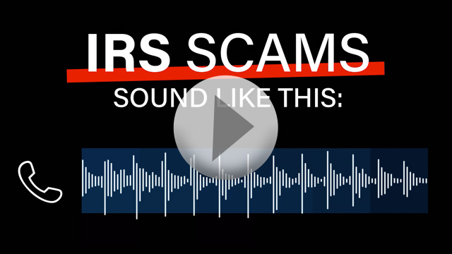 IRS scams sound like this...