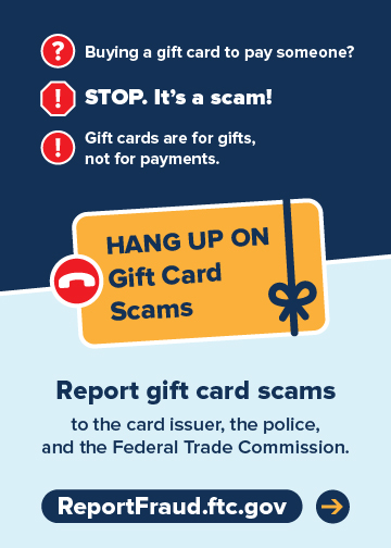 Gift card scams affecting Canadians across the country