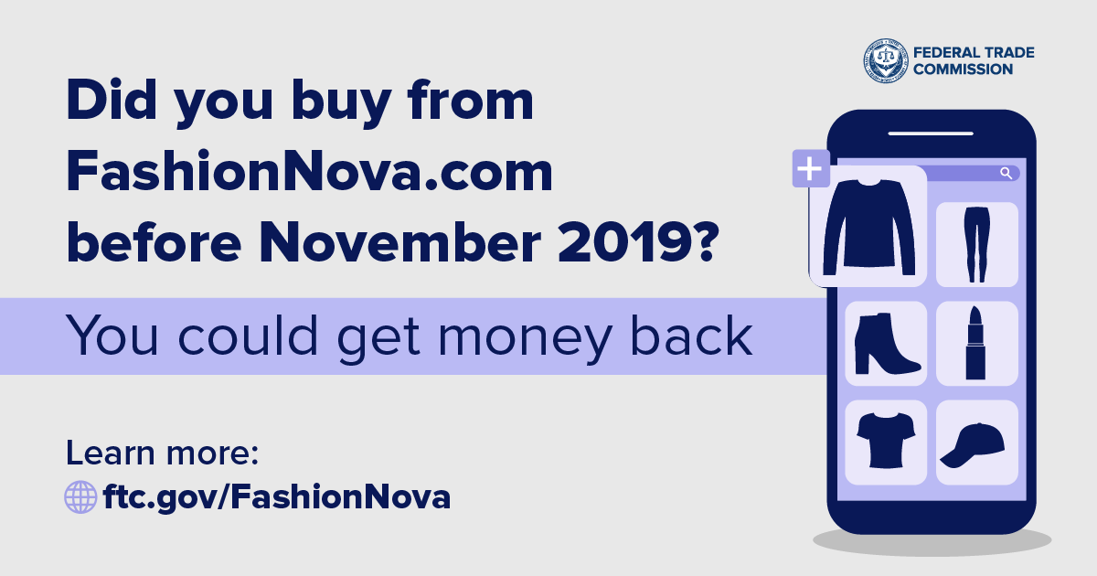 Refunds for Fashion Nova customers