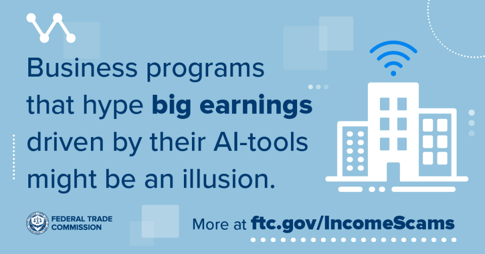 Business programs that hype big earnings driven by their AI-tools might be an illusion.
