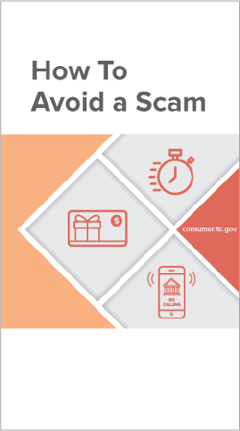 How to Avoid a Scam brochure cover