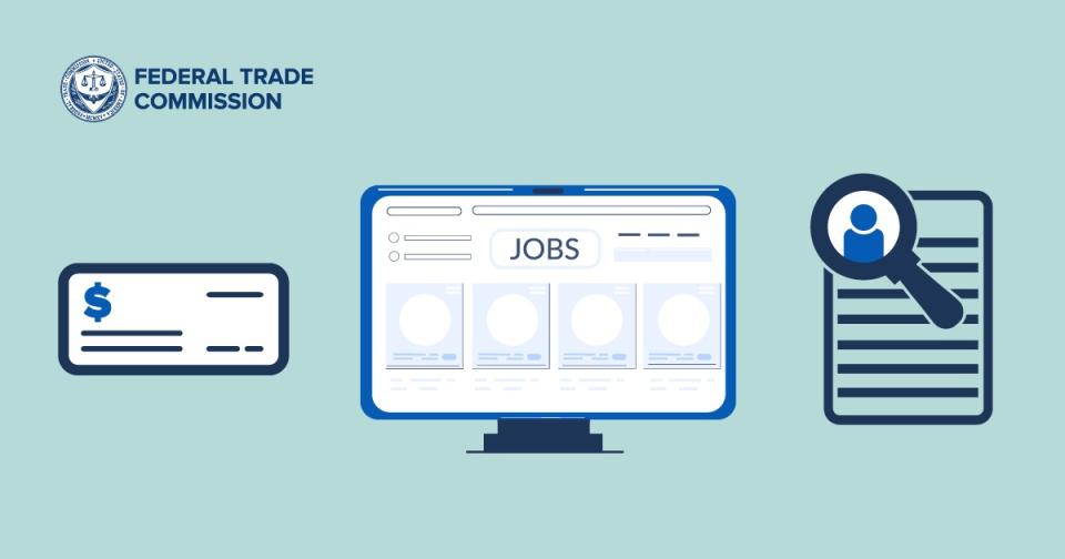 Job scams graphic