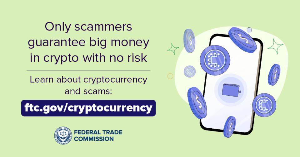 Only scammers guarantee big money in crypto with no risk