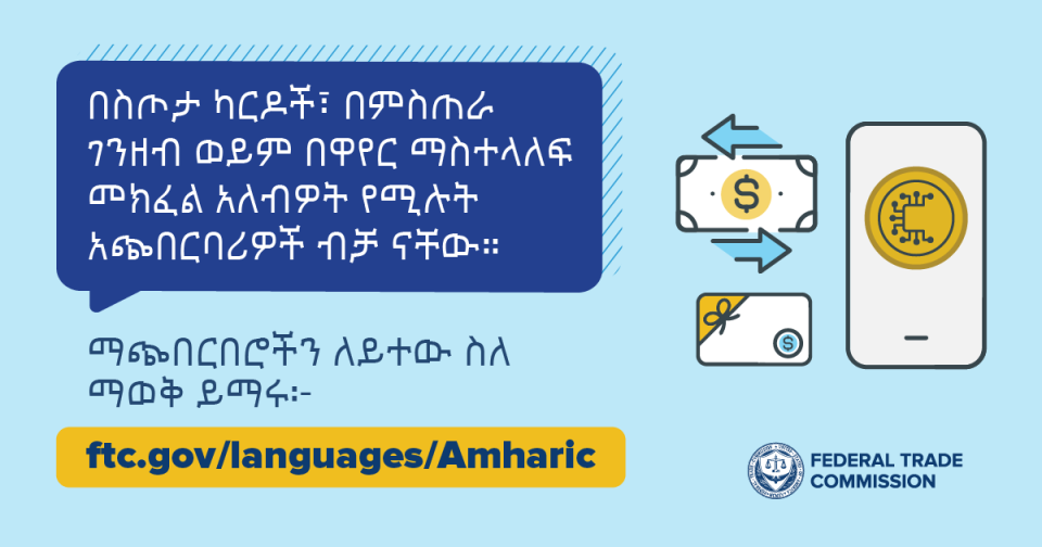 Payment Methods Amharic