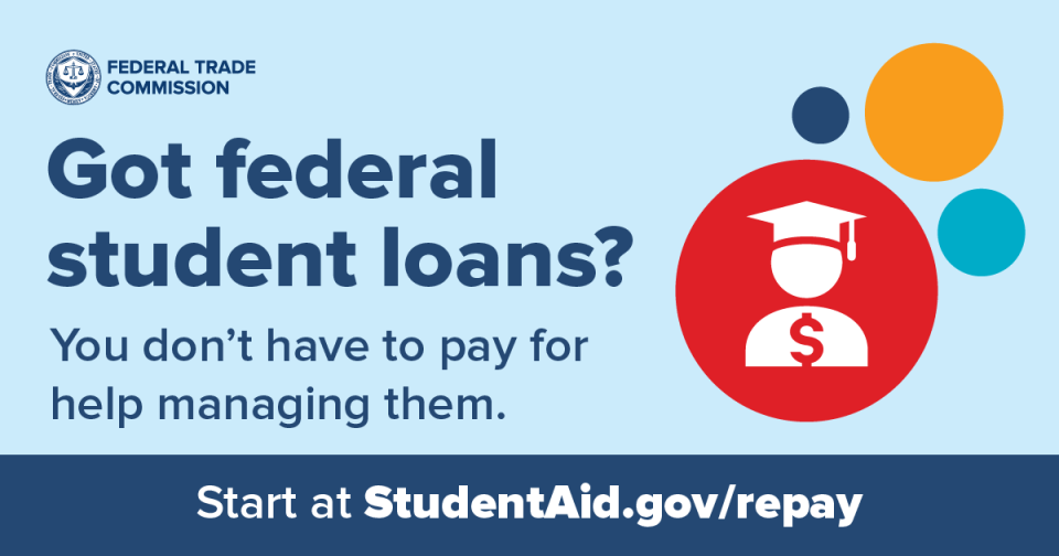 Pay your student loans — not scammers