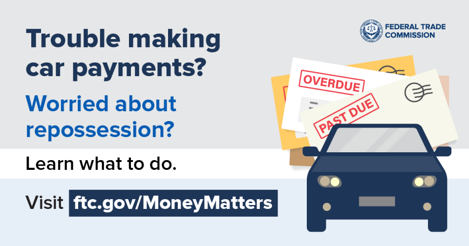Learn what to do if you're having trouble making car payments.