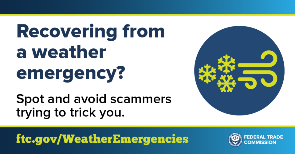 Recovering from a weather emergency?