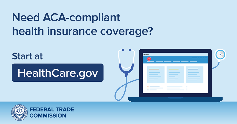 Need ACA-compliant health insurance coverage? Start at Healthcare.gov 